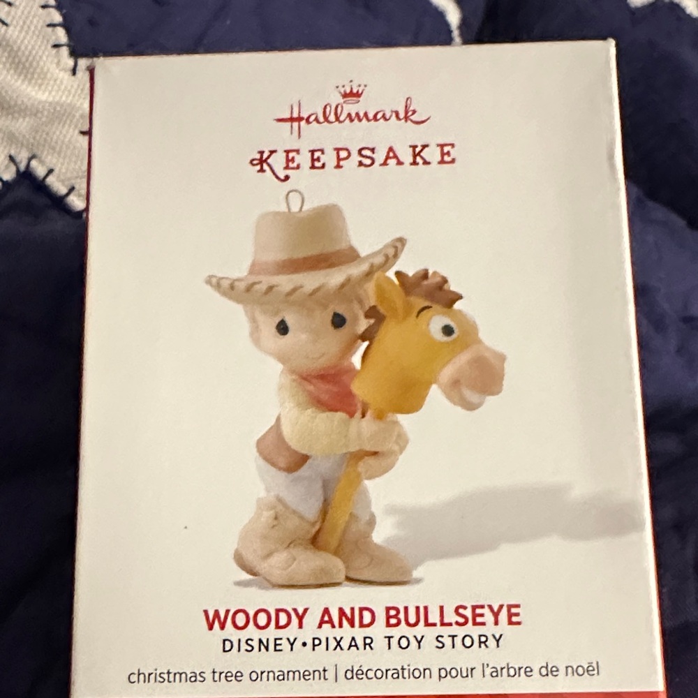 Hallmark Keepsake Woody and Bullseye Ornament - precious moments - 2014
